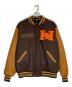 HUF（ハフ）の古着「HARRISON VARSITY JACKET」｜ブラウン