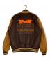HUF (ハフ) HARRISON VARSITY JACKET ブラウン サイズ:Ⅿ：10000円