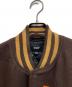 中古・古着 HUF (ハフ) HARRISON VARSITY JACKET ブラウン サイズ:Ⅿ：10000円