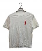 stussyステューシー）の古着「シャドーマンプリントTシャツ」｜ホワイト