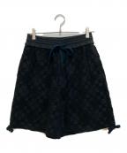 masuエムエーエスユー）の古着「CLOVER PILE SHORTS」｜ブラック