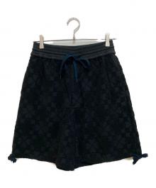 masu（エムエーエスユー）の古着「CLOVER PILE SHORTS」｜ブラック