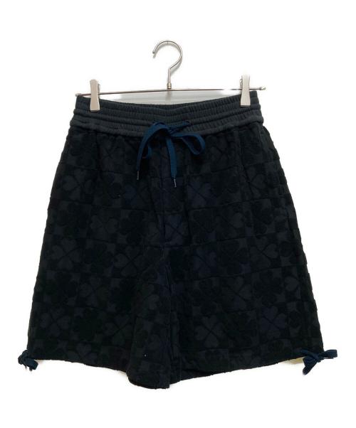 masu（エムエーエスユー）MASU (エムエーエスユー) CLOVER PILE SHORTS ブラック サイズ:46の古着・服飾アイテム