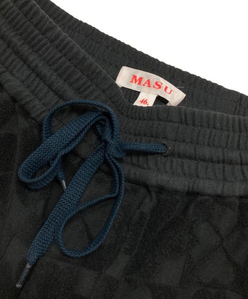 masu（エムエーエスユー）MASU (エムエーエスユー) CLOVER PILE SHORTS ブラック サイズ:46の古着・服飾アイテム