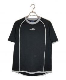 UMBRO（アンブロ）の古着「パイピングカットソー」｜ブラック