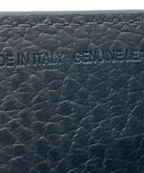 Maison Margiela 11（メゾンマルジェラ 11）Maison Margiela 11 (メゾンマルジェラ 11) 八の字 レザーカードケース ブラックの古着・服飾アイテム