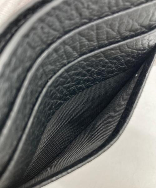 Maison Margiela 11（メゾンマルジェラ 11）Maison Margiela 11 (メゾンマルジェラ 11) 八の字 レザーカードケース ブラックの古着・服飾アイテム