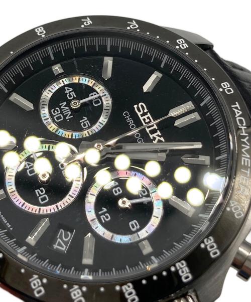 SEIKO（セイコー）SEIKO (セイコー) スピリットクロノグラフ ブラックの古着・服飾アイテム