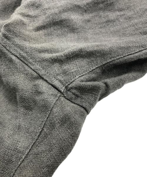 FOLL（フォル）FOLL (フォル) wet linen wardrobe trouser グレー サイズ:SIZE 2の古着・服飾アイテム