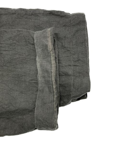 FOLL（フォル）FOLL (フォル) wet linen wardrobe trouser グレー サイズ:SIZE 2の古着・服飾アイテム