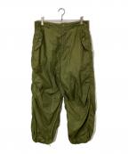 Engineered Garmentsエンジニアドガーメンツ）の古着「ナイロンマイクロリップストップ オーバーパンツ」｜カーキ