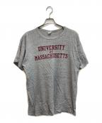 Championチャンピオン）の古着「ヴィンテージボロプリントTシャツ」｜グレー