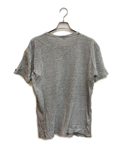 Champion（チャンピオン）Champion (チャンピオン) ヴィンテージボロプリントTシャツ グレー サイズ:XLの古着・服飾アイテム