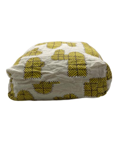 mina perhonen（ミナ ペルホネン）mina perhonen (ミナ ペルホネン) cactus/カクタスショルダーバッグ イエロー×ベージュの古着・服飾アイテム