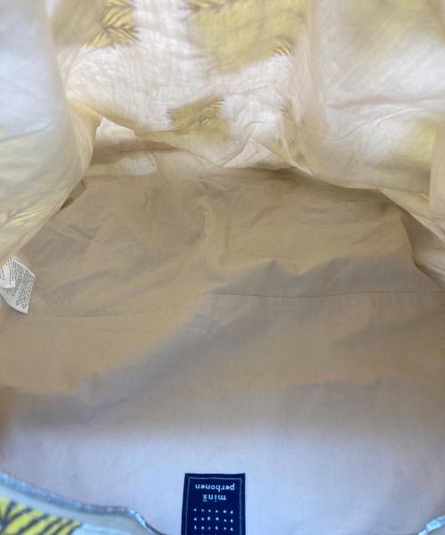 mina perhonen（ミナ ペルホネン）mina perhonen (ミナ ペルホネン) cactus/カクタスショルダーバッグ イエロー×ベージュの古着・服飾アイテム