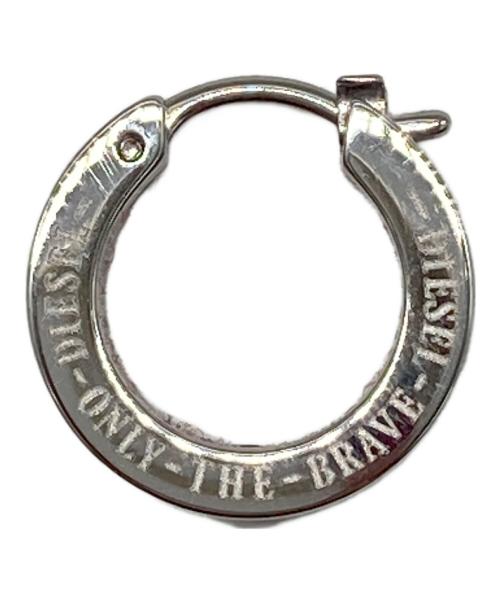 DIESEL（ディーゼル）DIESEL (ディーゼル) フープピアス シルバーカラーの古着・服飾アイテム