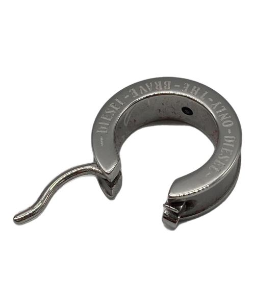 DIESEL（ディーゼル）DIESEL (ディーゼル) フープピアス シルバーカラーの古着・服飾アイテム