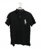 POLO RALPH LAURENポロ・ラルフローレン）の古着「ビッグポニーポロシャツ」｜ブラック