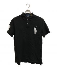 POLO RALPH LAUREN（ポロ・ラルフローレン）の古着「ビッグポニーポロシャツ」｜ブラック
