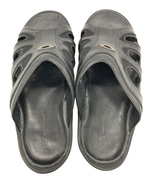 OAKLEY（オークリー）OAKLEY (オークリー) 00'sアーカイブレザースライドサンダル ブラック サイズ:27cmの古着・服飾アイテム