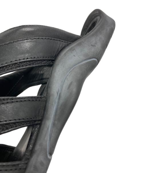 OAKLEY（オークリー）OAKLEY (オークリー) 00'sアーカイブレザースライドサンダル ブラック サイズ:27cmの古着・服飾アイテム