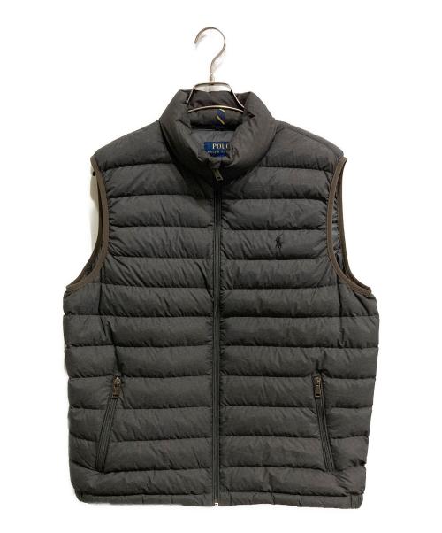 POLO RALPH LAUREN（ポロ・ラルフローレン）POLO RALPH LAUREN (ポロ・ラルフローレン) ダウンベスト グレー サイズ:Ｌの古着・服飾アイテム