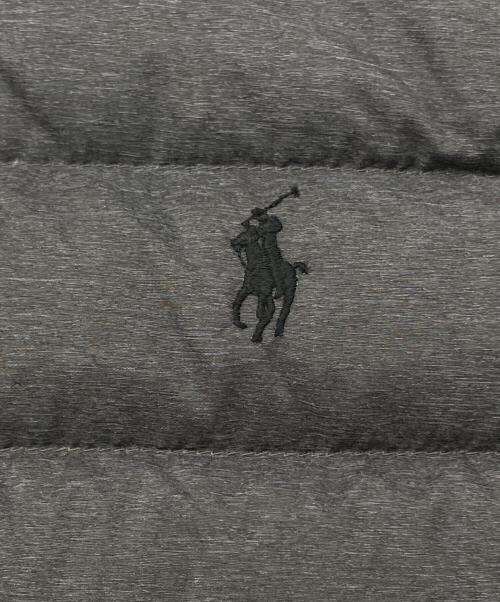 POLO RALPH LAUREN（ポロ・ラルフローレン）POLO RALPH LAUREN (ポロ・ラルフローレン) ダウンベスト グレー サイズ:Ｌの古着・服飾アイテム
