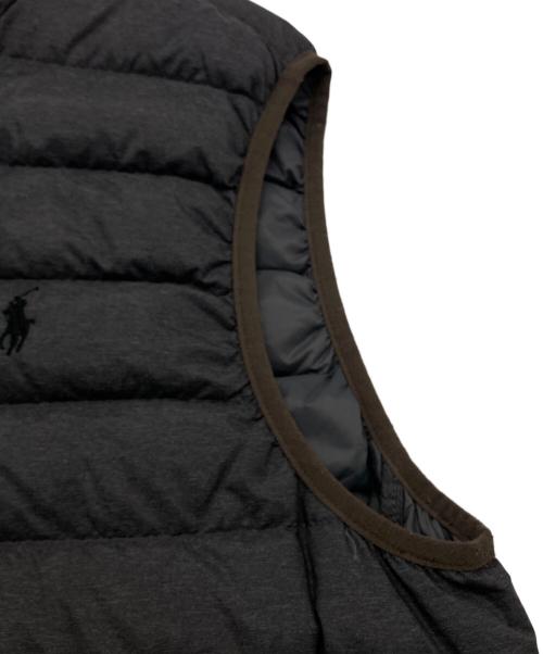 POLO RALPH LAUREN（ポロ・ラルフローレン）POLO RALPH LAUREN (ポロ・ラルフローレン) ダウンベスト グレー サイズ:Ｌの古着・服飾アイテム