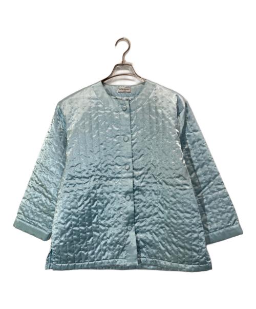 Yves Saint Laurent（イヴサンローラン）Yves Saint Laurent (イヴサンローラン) 中綿キルティングジャケット ブルー サイズ:Ｍの古着・服飾アイテム