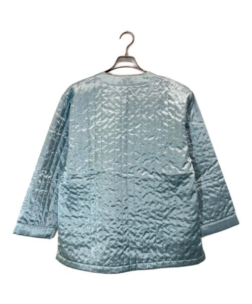 Yves Saint Laurent（イヴサンローラン）Yves Saint Laurent (イヴサンローラン) 中綿キルティングジャケット ブルー サイズ:Ｍの古着・服飾アイテム