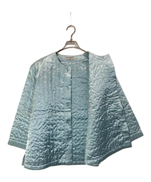Yves Saint Laurent（イヴサンローラン）Yves Saint Laurent (イヴサンローラン) 中綿キルティングジャケット ブルー サイズ:Ｍの古着・服飾アイテム