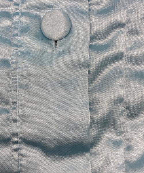 Yves Saint Laurent（イヴサンローラン）Yves Saint Laurent (イヴサンローラン) 中綿キルティングジャケット ブルー サイズ:Ｍの古着・服飾アイテム