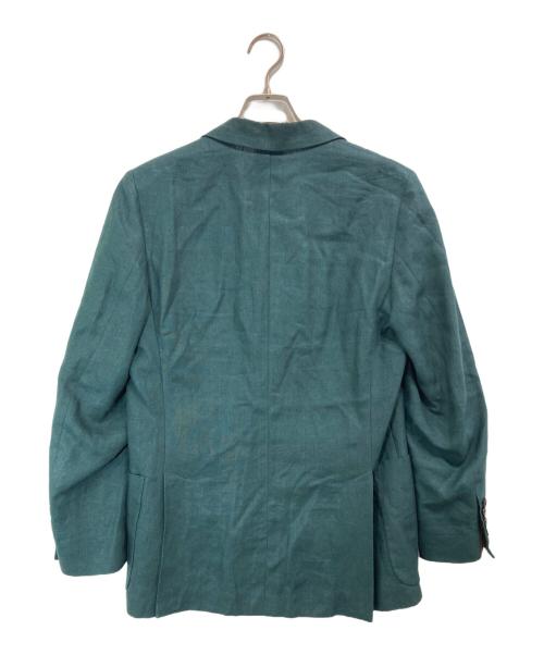 PAUL SMITH（ポールスミス）Paul Smith (ポールスミス) 2Bリネンセットアップ グリーン サイズ:Ｓの古着・服飾アイテム