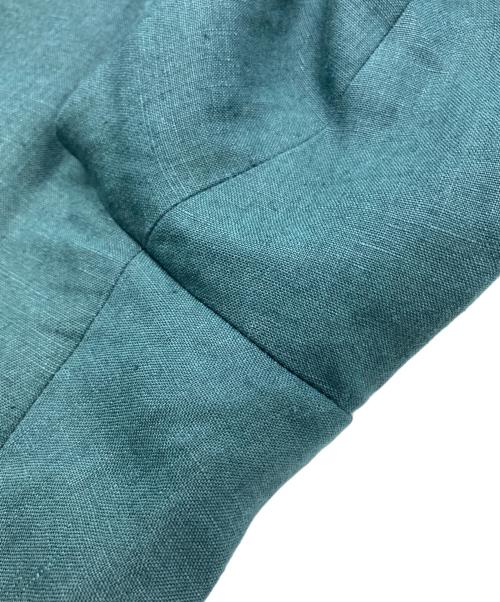 PAUL SMITH（ポールスミス）Paul Smith (ポールスミス) 2Bリネンセットアップ グリーン サイズ:Ｓの古着・服飾アイテム