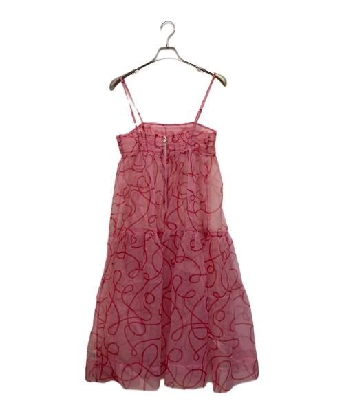 POPPY（ポピー）POPPY (ポピー) UNEUNE ORGANDY CAMI DRESS ピンク サイズ:下記参照の古着・服飾アイテム