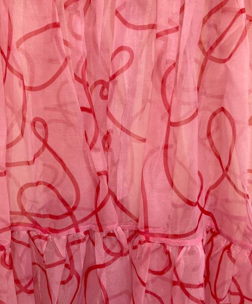 POPPY（ポピー）POPPY (ポピー) UNEUNE ORGANDY CAMI DRESS ピンク サイズ:下記参照の古着・服飾アイテム