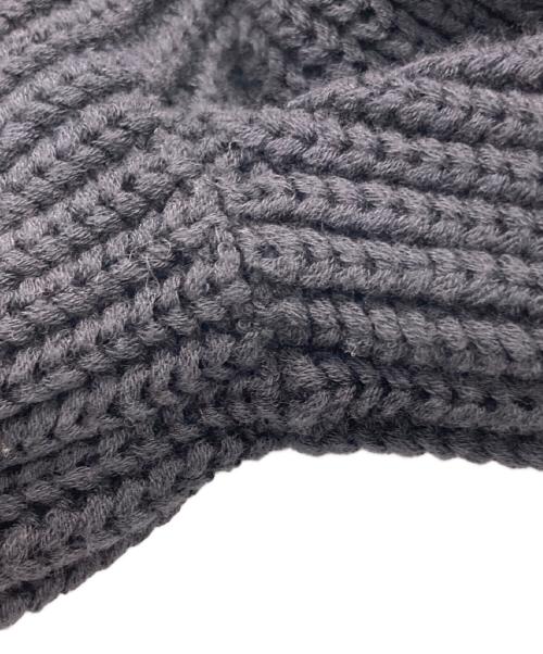 alexanderwang.t（アレキサンダーワンティー）ALEXANDERWANG.T (アレキサンダーワンティー) ロゴクロップドニットパーカー ブラック サイズ:XSの古着・服飾アイテム