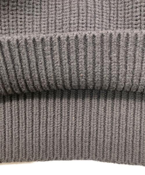 alexanderwang.t（アレキサンダーワンティー）ALEXANDERWANG.T (アレキサンダーワンティー) ロゴクロップドニットパーカー ブラック サイズ:XSの古着・服飾アイテム