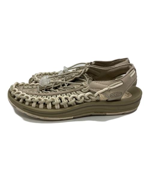 KEEN（キーン）KEEN (キーン) green label relaxing (グリーンレーベルリラクシング) BEAUTY&YOUTH (ビューティーアンドユース) UNEEK アイボリー サイズ:23.5cmの古着・服飾アイテム