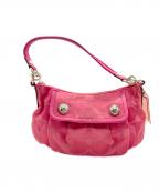 COACHコーチ）の古着「ワンショルダーバッグ」｜ピンク