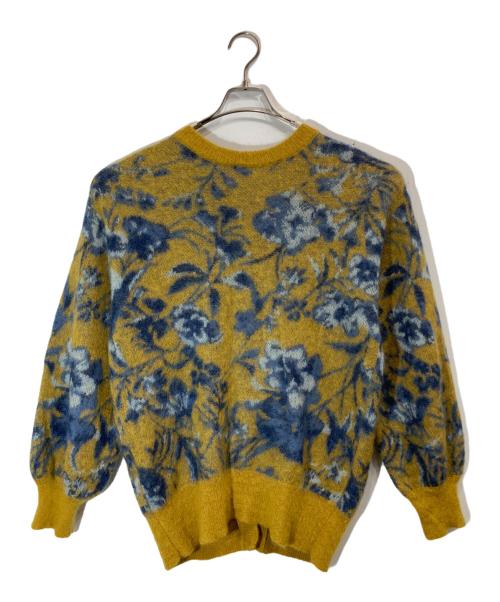 Ameri（アメリ）AMERI (アメリ) STUDIOUS (ステュディオス) 3WAYノスタルジックラグニット イエロー サイズ:Freeの古着・服飾アイテム