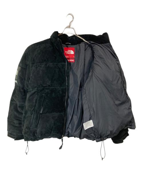 SUPREME（シュプリーム）SUPREME (シュプリーム) THE NORTH FACE (ザ ノース フェイス) Suede Nuptse Jacket ブラック サイズ:Ｌの古着・服飾アイテム