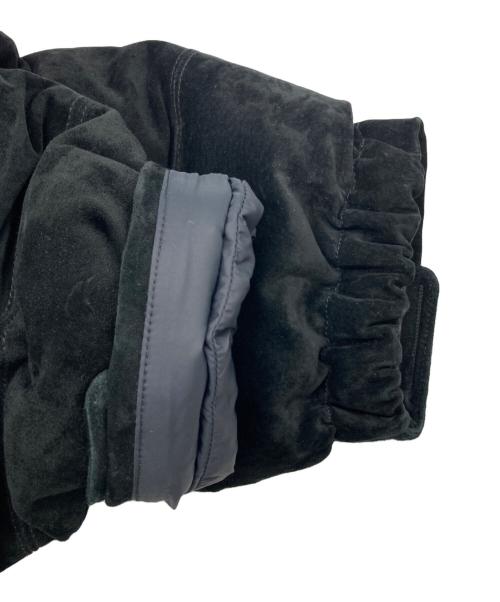 SUPREME（シュプリーム）SUPREME (シュプリーム) THE NORTH FACE (ザ ノース フェイス) Suede Nuptse Jacket ブラック サイズ:Ｌの古着・服飾アイテム