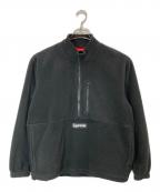 SUPREMEシュプリーム）の古着「polartec half zip pullover」｜ブラック