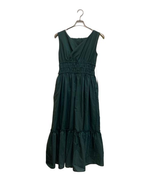 HER LIP TO（ハーリップトゥ）Her lip to (ハーリップトゥ) Riviera Double Bow Dress グリーン サイズ:Sの古着・服飾アイテム