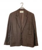 TODAYFULトゥデイフル）の古着「Boyfriend Linen Jacket」｜ブラウン