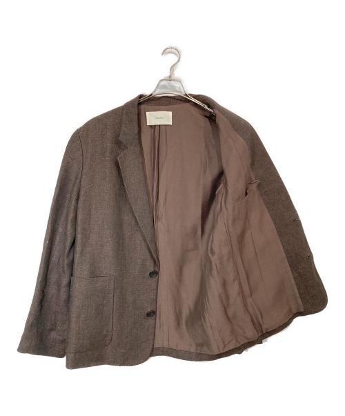 TODAYFUL（トゥデイフル）TODAYFUL (トゥデイフル) Boyfriend Linen Jacket ブラウン サイズ:38の古着・服飾アイテム