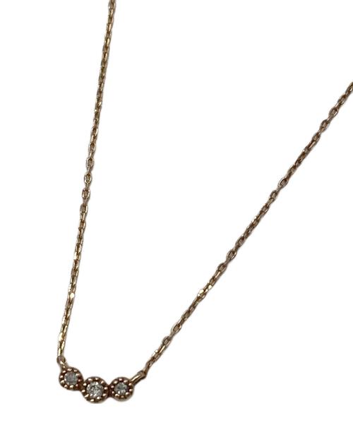 ete（エテ）ete (エテ) K10YGレイヤー ダイヤネックレスの古着・服飾アイテム