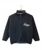 Patagoniaパタゴニア）の古着「メンズ・シンチラ・スナップT・プルオーバー」｜ブラック