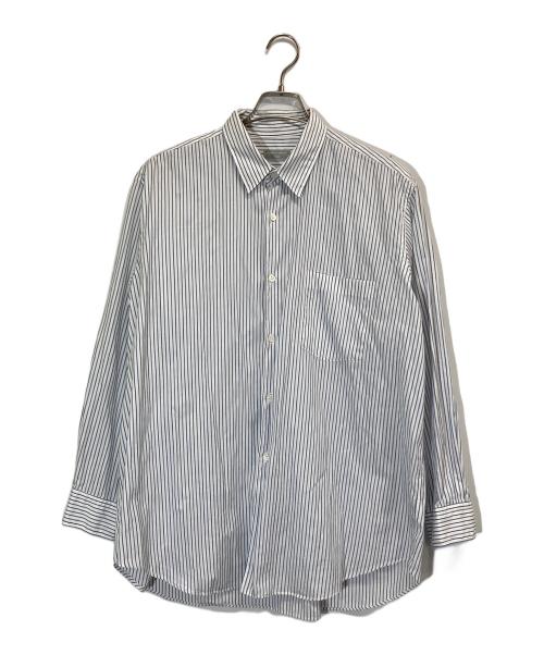COMME des GARCONS HOMME（コムデギャルソン オム）COMME des GARCONS HOMME (コムデギャルソン オム) ストライプシャツ ホワイト×ブルー サイズ:-の古着・服飾アイテム